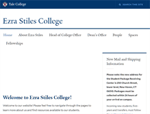 Tablet Screenshot of ezrastiles.yalecollege.yale.edu