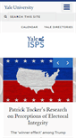 Mobile Screenshot of isps.yale.edu