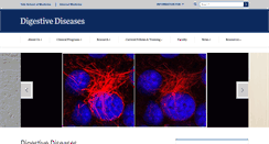 Desktop Screenshot of digestivediseases.yale.edu