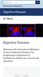 Mobile Screenshot of digestivediseases.yale.edu