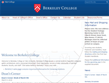 Tablet Screenshot of berkeley.yalecollege.yale.edu