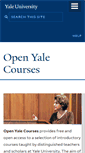 Mobile Screenshot of oyc.yale.edu
