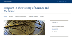 Desktop Screenshot of hshm.yale.edu