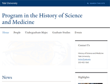 Tablet Screenshot of hshm.yale.edu