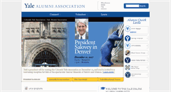 Desktop Screenshot of alumni.yale.edu