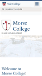 Mobile Screenshot of morse.yalecollege.yale.edu