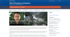 Desktop Screenshot of himalaya.yale.edu