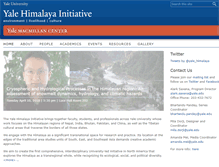 Tablet Screenshot of himalaya.yale.edu