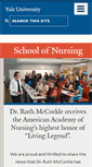 Mobile Screenshot of nursing.yale.edu