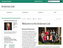 Tablet Screenshot of anderson.medicine.yale.edu