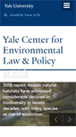 Mobile Screenshot of envirocenter.yale.edu