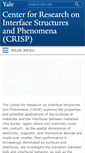 Mobile Screenshot of crisp.yale.edu