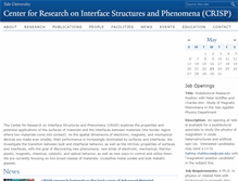 Tablet Screenshot of crisp.yale.edu