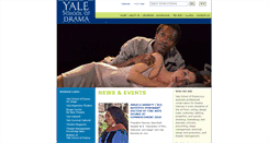 Desktop Screenshot of drama.yale.edu