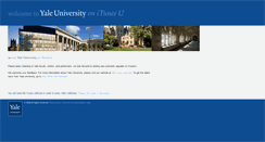 Desktop Screenshot of itunes.yale.edu