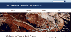 Desktop Screenshot of aorta.yale.edu