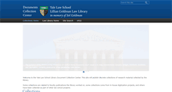 Desktop Screenshot of documents.law.yale.edu