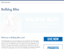 Tablet Screenshot of bulldogblitz.yale.edu