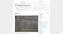 Desktop Screenshot of drjohnsonsdictionary.library.yale.edu
