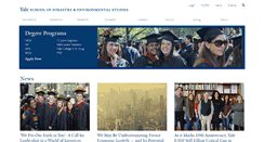 Desktop Screenshot of environment.yale.edu