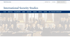 Desktop Screenshot of iss.yale.edu