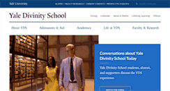 Desktop Screenshot of divinity.yale.edu