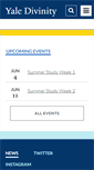 Mobile Screenshot of divinity.yale.edu