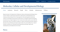 Desktop Screenshot of mcdb.yale.edu