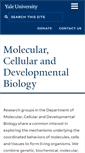 Mobile Screenshot of mcdb.yale.edu