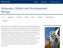 Tablet Screenshot of mcdb.yale.edu