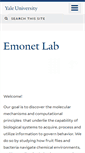 Mobile Screenshot of emonet.biology.yale.edu