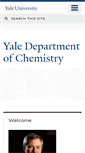Mobile Screenshot of chem.yale.edu