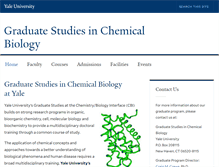 Tablet Screenshot of chemicalbiology.yale.edu