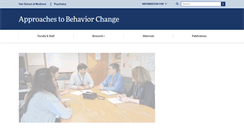 Desktop Screenshot of behaviorchange.yale.edu