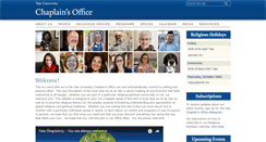 Desktop Screenshot of chaplain.yale.edu