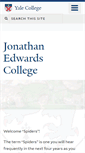 Mobile Screenshot of je.yalecollege.yale.edu