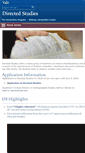 Mobile Screenshot of directedstudies.yale.edu