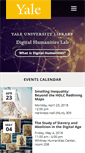 Mobile Screenshot of digitalhumanities.yale.edu