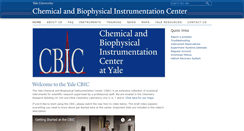 Desktop Screenshot of cbic.yale.edu