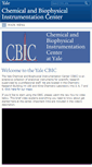 Mobile Screenshot of cbic.yale.edu