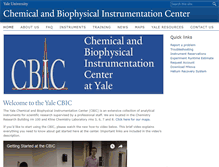 Tablet Screenshot of cbic.yale.edu