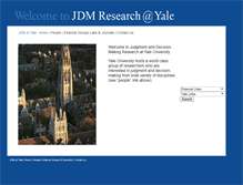 Tablet Screenshot of jdm.som.yale.edu