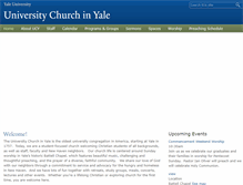 Tablet Screenshot of church.yale.edu