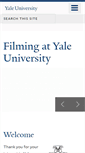 Mobile Screenshot of locations.yale.edu