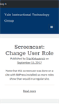 Mobile Screenshot of itg.yale.edu