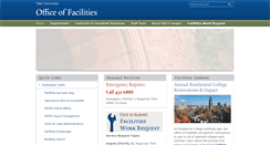 Desktop Screenshot of facilities.yale.edu