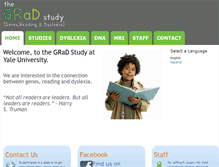 Tablet Screenshot of gradstudy.yale.edu